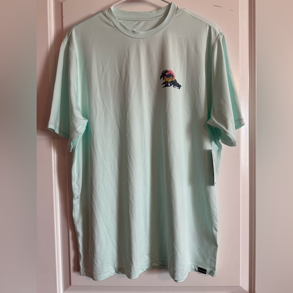 Hurley Mint Green Graphic T-Shirt